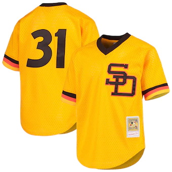 youth mitchell and ness dave winfield gold san diego padres